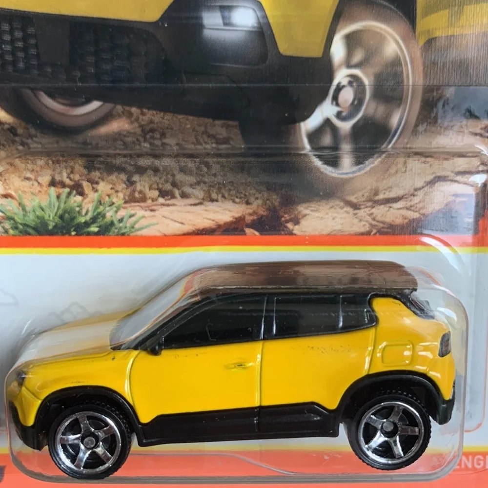 Jeep Avenger SUV Car Truck Matchbox MB1350 Yellow New 2023 Model MB MBX Off Road